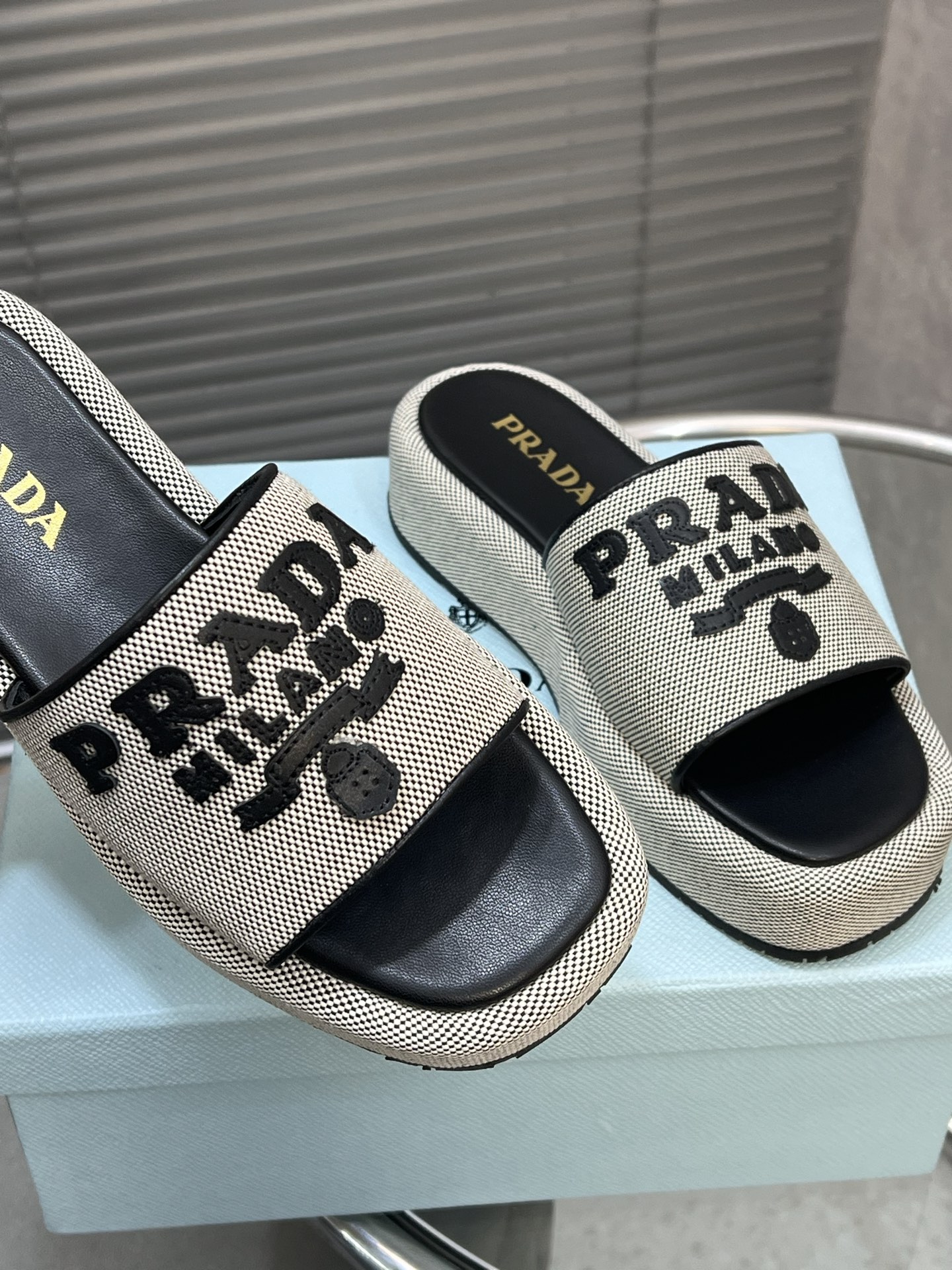 Prada Platform Slides - Comfortable & Stylish Women's Summer Sandals 8 i1745215750660 5276 0 6