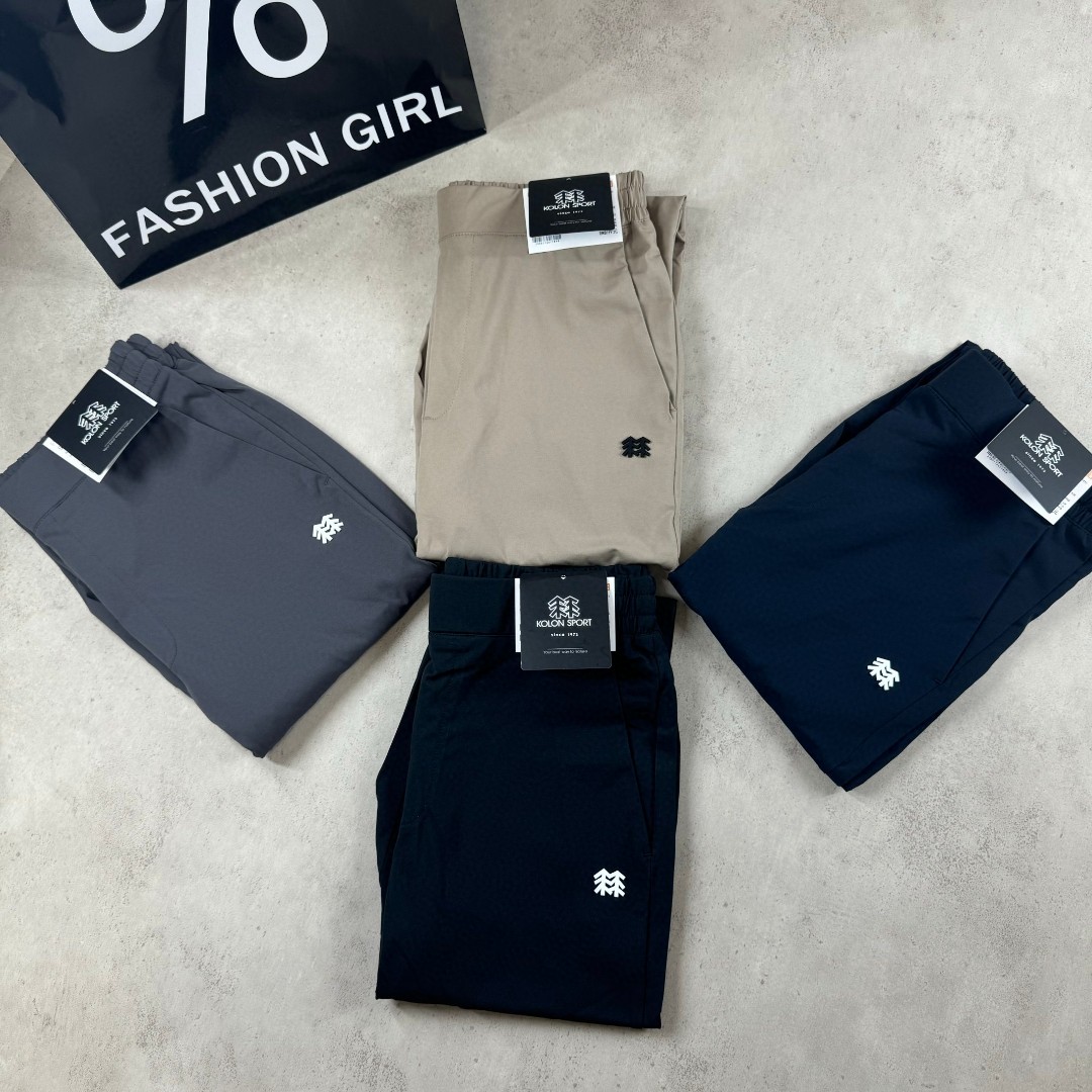 💰110
可隆 KOLON SPORT 春秋高弹窄口九分裤
采用超弹面料，具备良好的透气性和运动自由优良的户外登山四面弹 休闲裤，简洁的造型非常大气、轻便/高弹力/吸湿/排汗！
 日常上班 户外运动都可以穿。裁剪采用立体三维裁剪使每个部位都更加的合体舒适。
颜色：黑色 卡其  藏青  深灰色
尺码：S-XXL
尺码   腰围     臀围      裤长
 S      68-76      100       95
 M     76-84      106       97
 L      84-92      112       99
XL     92-100    120      101
XXL  100-108   124.5  102
(数据均为手工测量，存在稍许误差)