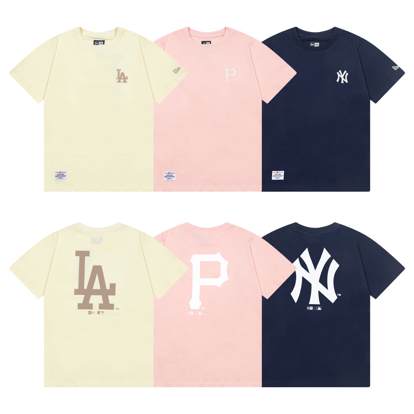 P69💰
《穿上这件New era&MLB闺蜜把我拉进代购黑名单！》  

姐妹们！刚在健身房被三个辣妹堵更衣室  
就为扒我身上这件T恤的链接😭  
（警告：穿山寨的姐妹会被踢出闺蜜合照C位）  

🌈【颜色核武器库】  
▪️藏青黑科技：视觉抽脂十斤术！微胖女孩的合法瘦身外挂  
▪️初恋粉暴击：斩男指数超标！穿去同学会被误认成校花学妹  
▪️杏色反光板：黄皮救命稻草！显白效果堪比全身涂粉底液  
（温馨提示：穿杏色见情敌记得戴墨镜 怕你白到反光伤人）  

🎨【行走的球队博物馆】  
🔥正面心机战：  
左胸刺绣精细到能数清海盗队标的针脚数  
（建议拿奶茶时「不经意」露出 美式复古拿捏了）  

💥背面嚣张暴击：  
1:1复刻球场应援墙的巨幅字母！  
· 藏青款"NY"蓝得比海王眼睛更纯粹  
· 粉款"LA"甜过初恋送的草莓蛋糕  
· 杏色款"P"字母自带复古滤镜buff  
（佩斯利花纹彩蛋要贴脸鉴赏 专治鉴婊专家）  

👽【人体作弊代码】  
▫️圆领锁边比医美更懂修饰脖颈线  
▫️落肩设计让溜肩秒变直角肩  
▫️下摆防卷边咒语 吃火锅撑到扶墙也像纸片人  
（亲测穿藏青款见家长 被夸瘦到怀疑我绝食）  

☀️【高温生存指南】  
双层面料=移动空调房！  
外层纯棉亲肤到像被云朵拥抱  
内层速干黑科技 暴汗5分钟干爽2小时  
洗衣机滚20轮依然挺过前任的誓言  

血泪忠告：  
· 藏青款慎穿去面试！HR以为你来收购公司  
· 粉款远离烧烤摊！直男搭讪率高达250%  
· 米黄款小心被借走！闺蜜会偷穿去相亲  

#人类高质量显眼包 #New era&MLB显瘦玄学 #美式复古速成班  
尺码S M L XL XXL
颜色，奶油杏 粉色 藏青色