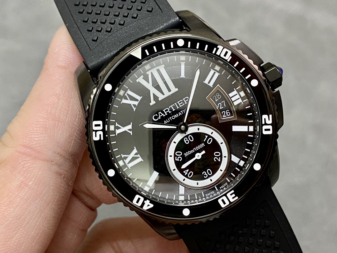 Cartier F5 台湾厂 卡地亚卡利博CALIBRE DE CARTIER潜水系列 腕表堪称卡地亚新一代标志性杰作