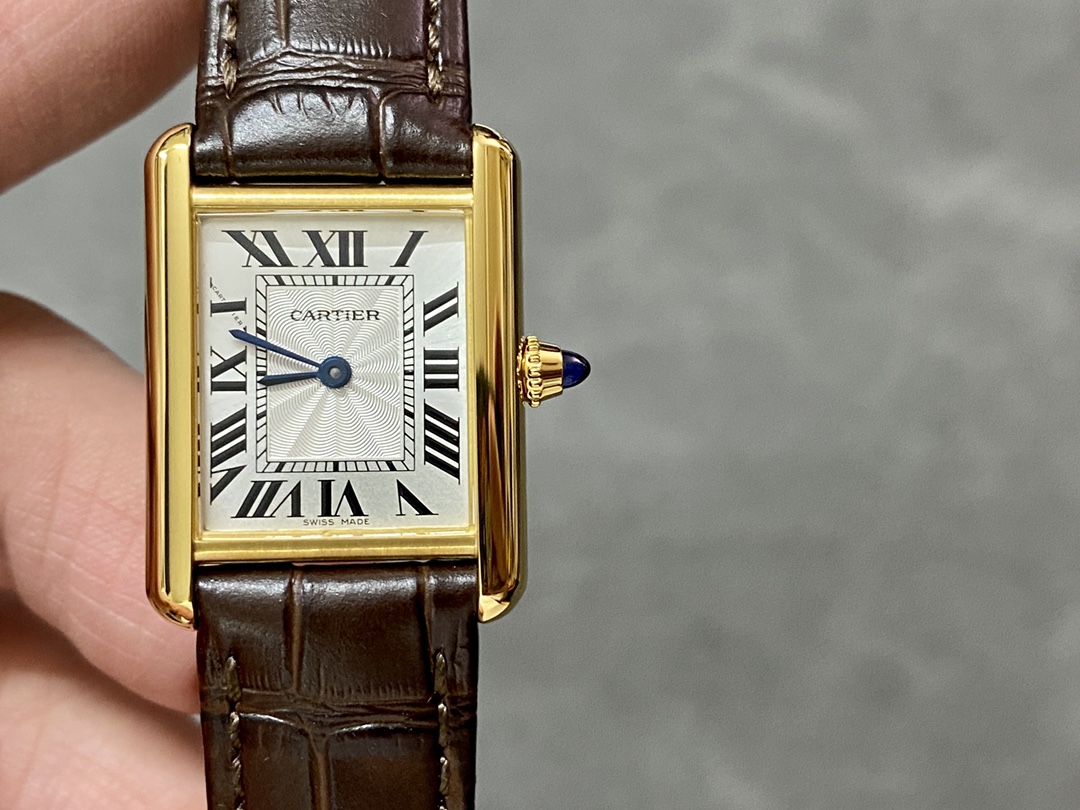 Cartier F1厂卡地亚TANK MUST de Cartier全系列倾情打造 中号33 7*25