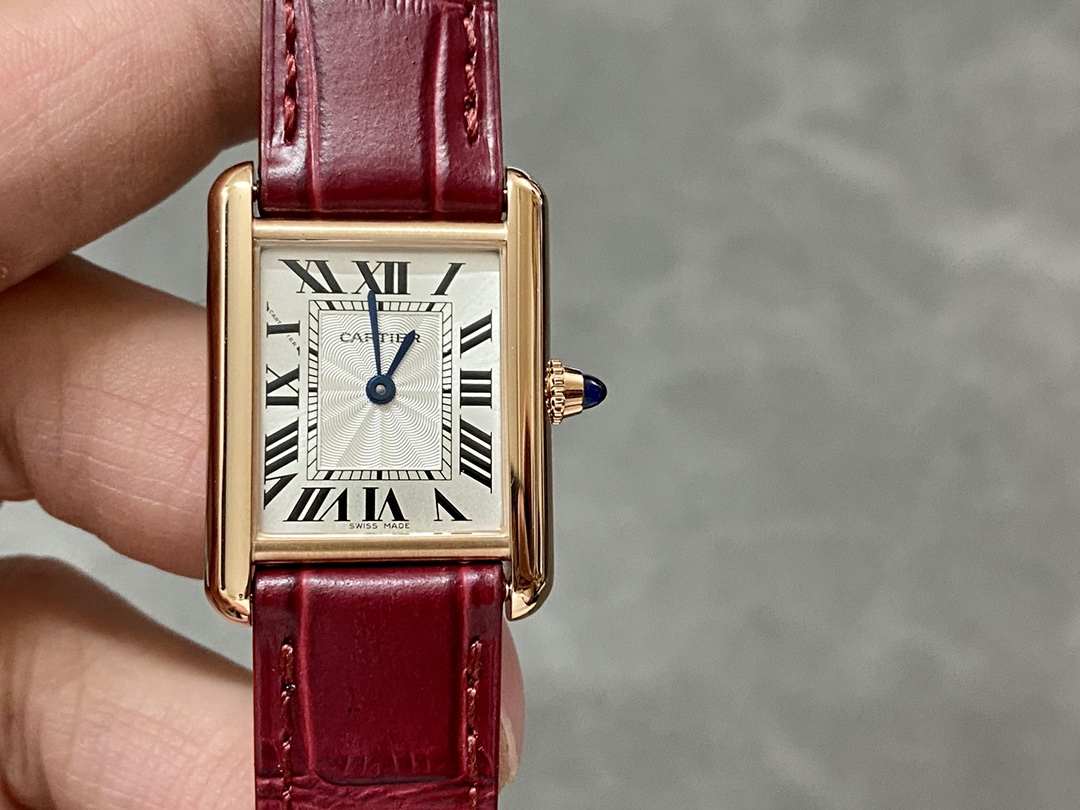 Cartier F1厂卡地亚TANK MUST de Cartier全系列倾情打造 中号33 7*25