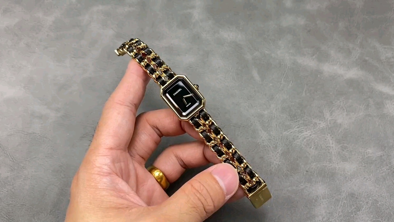 Chanel Première Watch: Gold-Tone Stainless Steel & Leather, Iconic Design