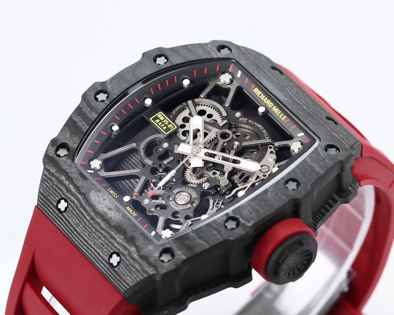 Richard Mille RM 35-01 Rafael Nadal Carbon Fiber Watch - Skeleton Dial 4 a1745328990517 0211