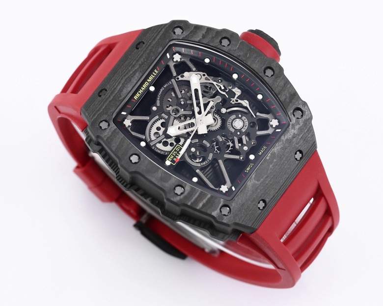 Richard Mille RM 35-01 Rafael Nadal Carbon Fiber Watch - Skeleton Dial 3 a1745328990522 7812