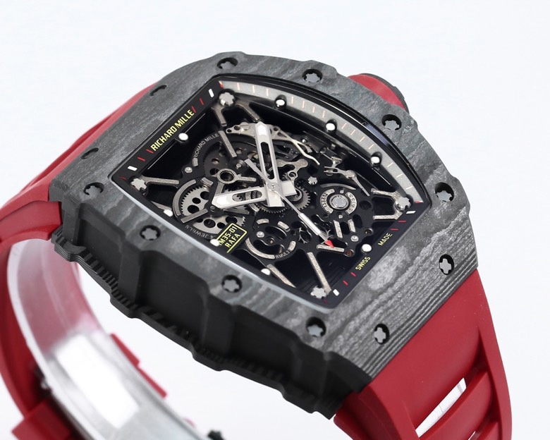 Richard Mille RM 35-01 Rafael Nadal Carbon Fiber Watch - Skeleton Dial 9 a1745328991513 2620