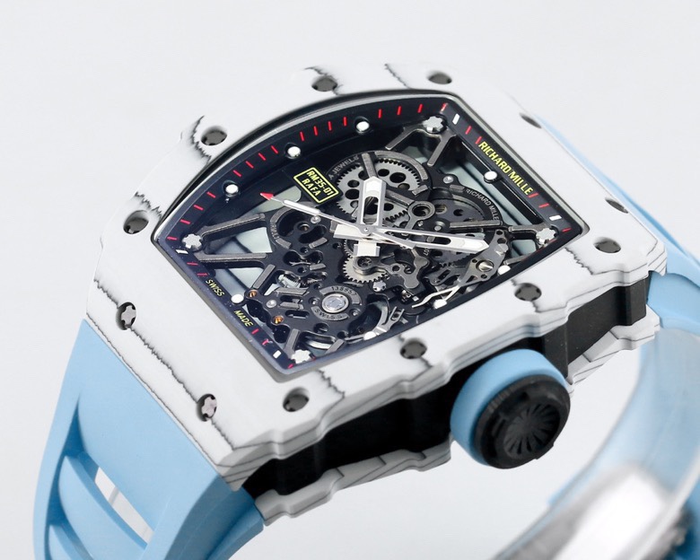 Richard Mille RM 35-01 Rafael Nadal Carbon Fiber Watch with Blue Strap 3 a1745329047439 4676