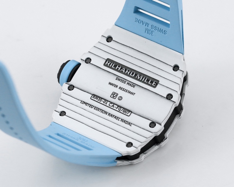 Richard Mille RM 35-01 Rafael Nadal Carbon Fiber Watch with Blue Strap 6 a1745329048400 7680