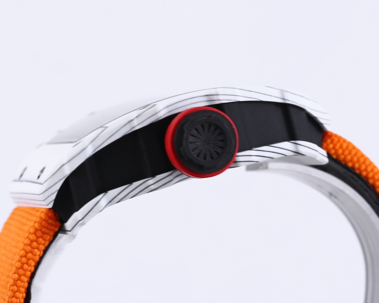 Richard Mille RM 35-01 Rafael Nadal Carbon Fiber Watch with Orange Strap 3 a1745329101987 8431
