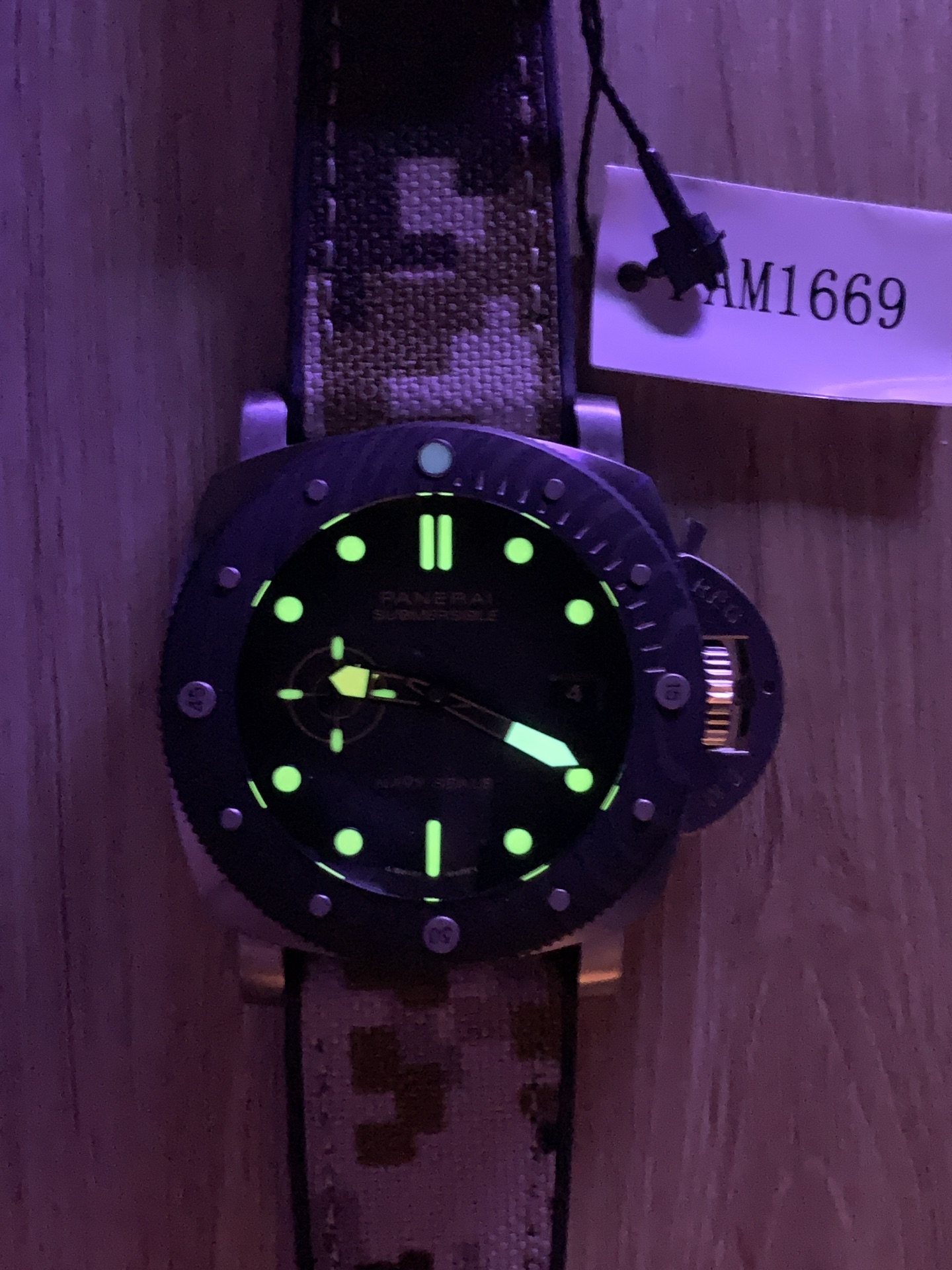 Panerai Submersible Navy SEALs Titanium Men's Watch, Camo Rubber Strap, 47mm 4 a1749740679137 7424