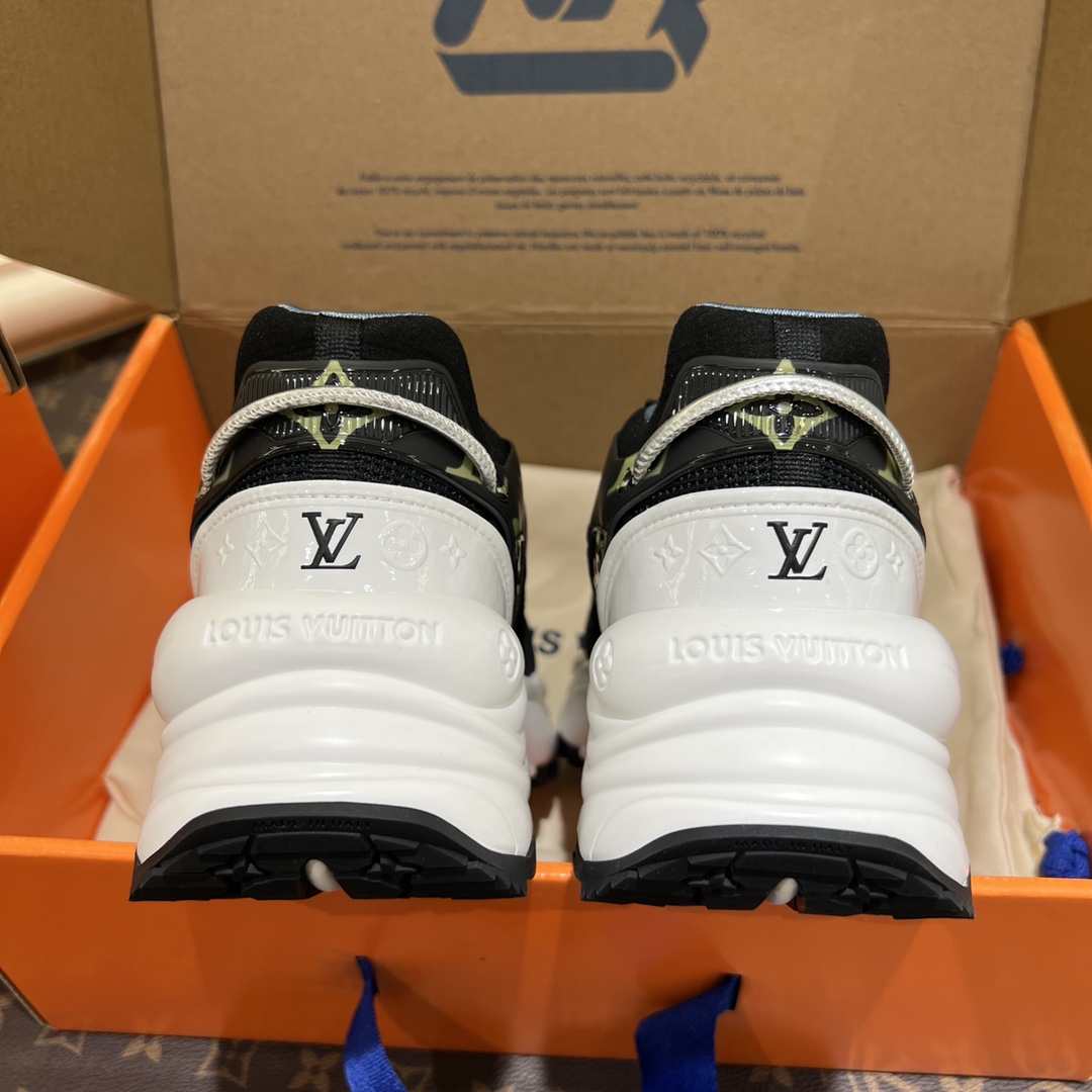 LV路易威登L家驴牌 爆款RUN 55 运动鞋 网面 超轻 增高 休闲 Sneaker跑鞋 老爹鞋 8
