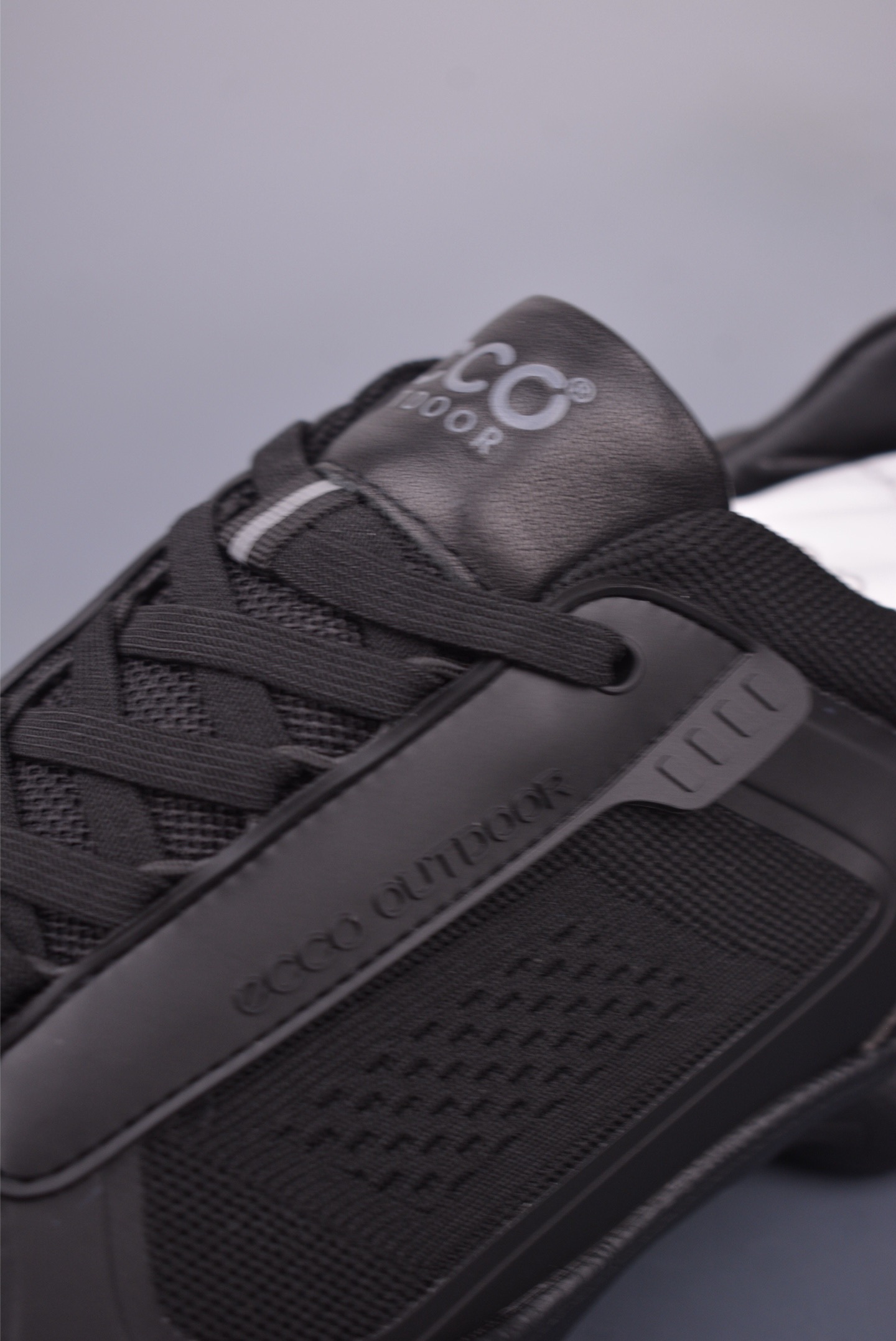 终端供货 ECCO爱步老爹鞋男士夏季新款 飞织网面百搭潮流户外运动鞋  825864黑