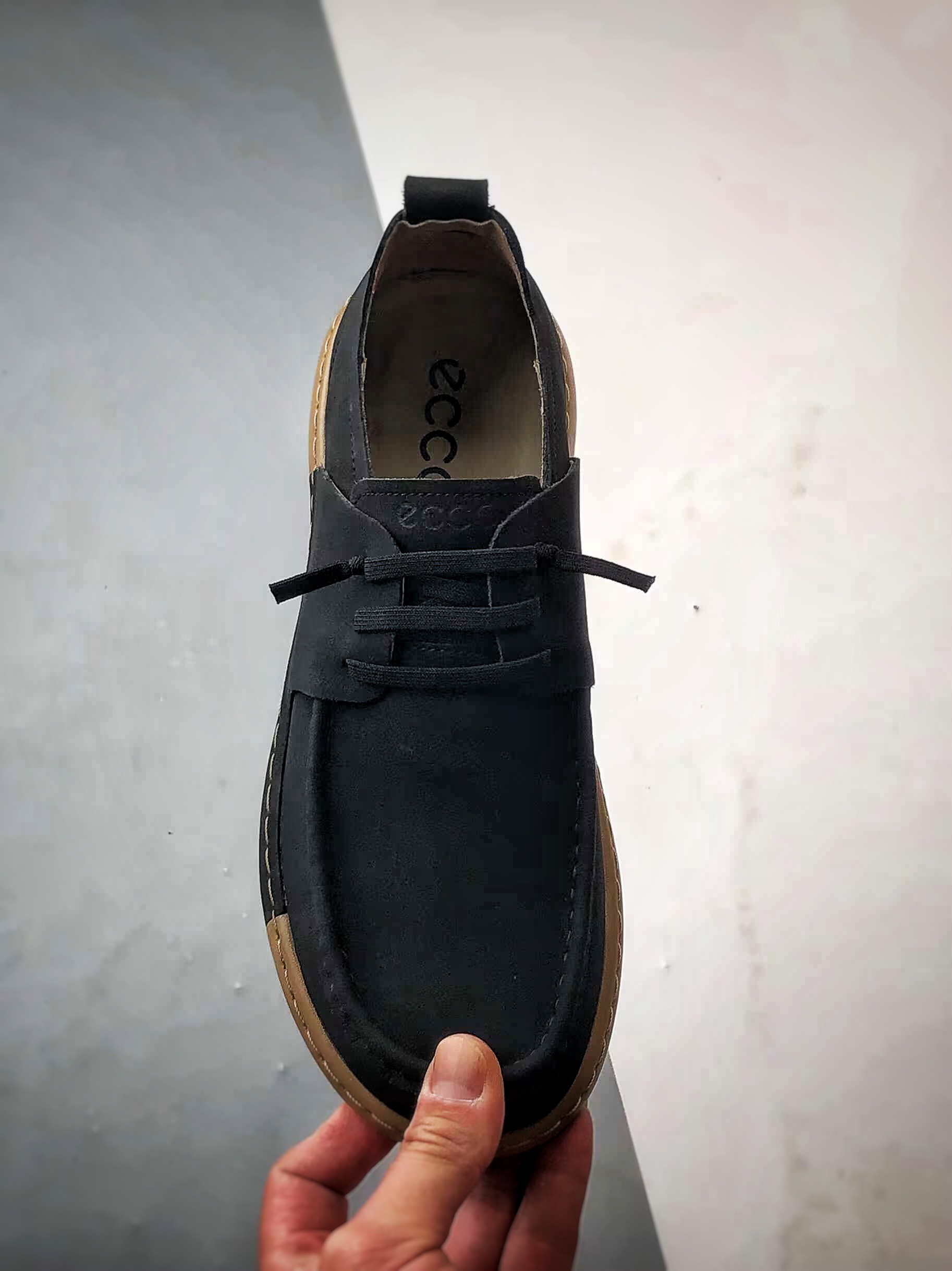 终端供货 ECCO爱步一脚蹬男鞋夏季25年新款百搭休闲袋鼠鞋