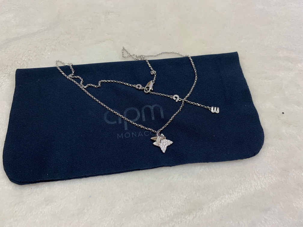 ⭐️[新品]⭐️APM Monaco 六芒星银色可调节项链时尚高级感锁骨链礼物