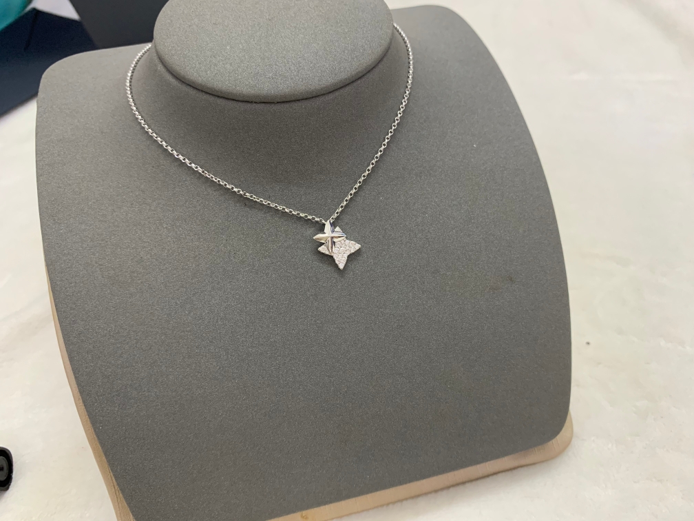 ⭐️[新品]⭐️APM Monaco 六芒星银色可调节项链时尚高级感锁骨链礼物