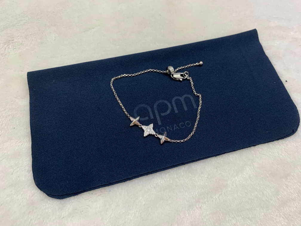 ⭐️[杨紫同款]⭐️APM 三流星银色手链个性设计时尚高级感饰品手饰礼物