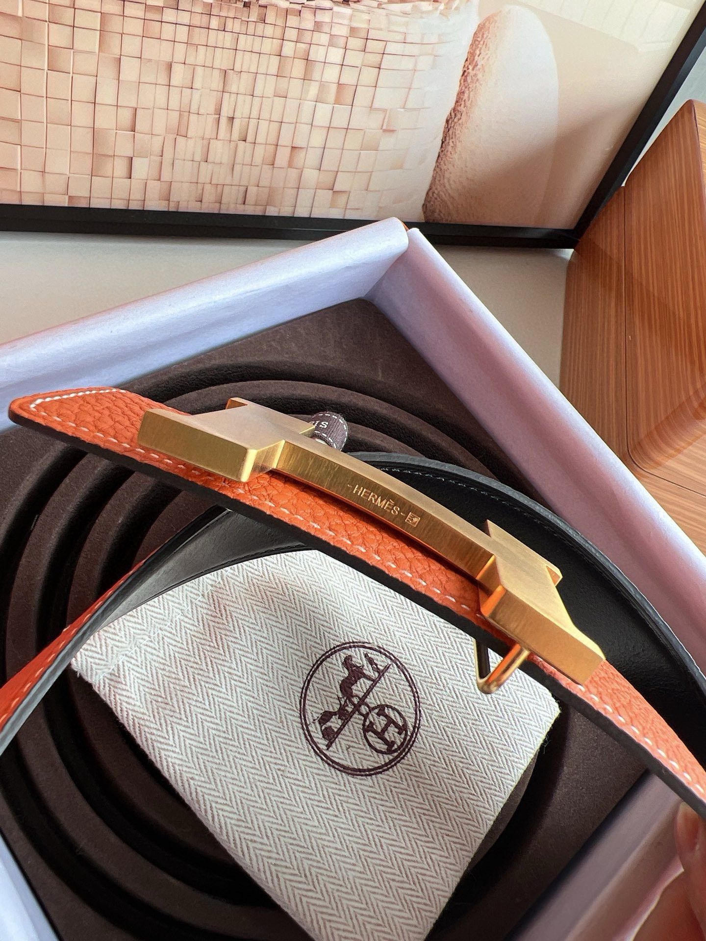 爱马仕 Hermès 高定典藏奢华工坊高定皮带配饰 #C38FDC5C 6