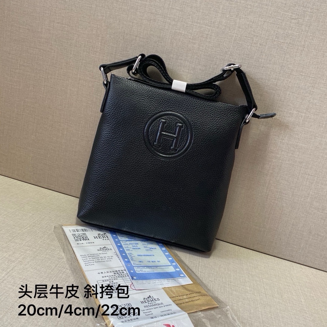 Hermès leather belt and bag gift set, shown in the complete original source image set. 2