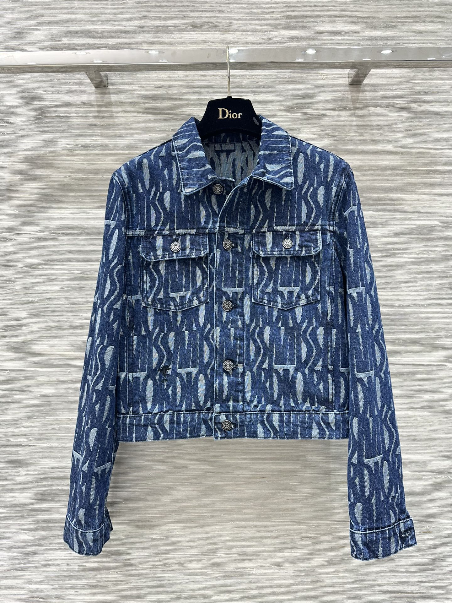 Dior Kleidung Mäntel & Jacken Blau Denim Herbstsammlung Vintage Lässig