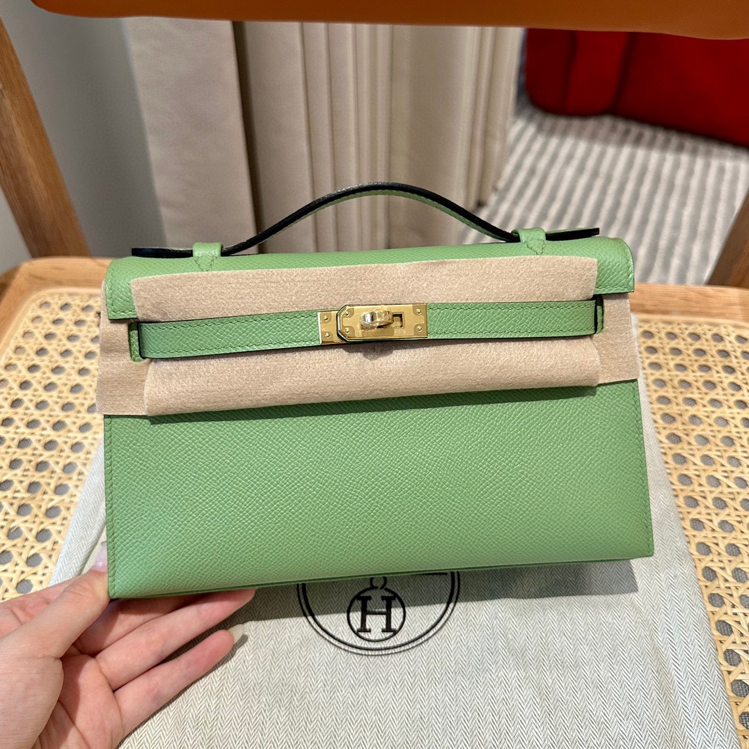 Pochette Kelly Vert Menthe