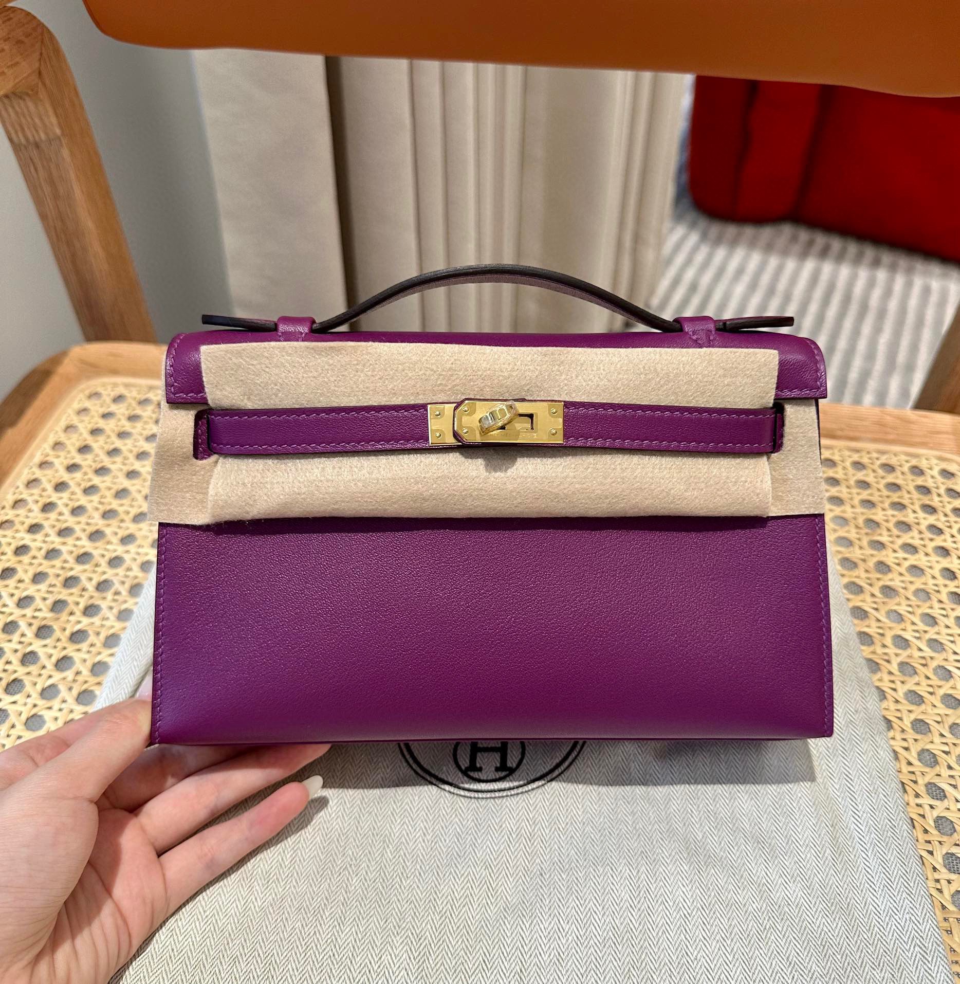 Pochette Kelly Cuir Noir thumbnail 2