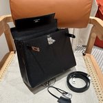Hermes Kelly Flawless
 Handbags Crossbody & Shoulder Bags Same as Original
 Black Silver Hardware