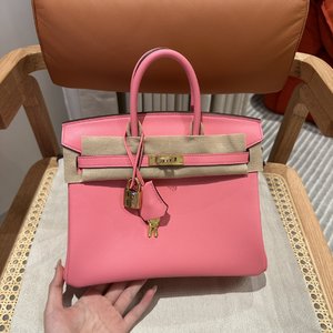Hermes Birkin AAA+ Bags Handbags Gold Pink Platinum Hardware Summer Collection