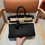 Shop the Best High Quality
 Hermes Birkin Bags Handbags Black Gold Platinum Rose Hardware Cowhide Edge