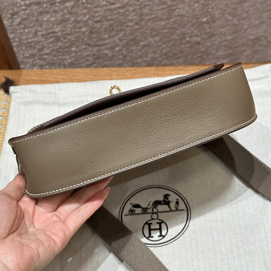 Hermes Jypsiere Mini 23cm Swift Leather Shoulder Bag - Elephant Grey 10 i1714916937 3924 2