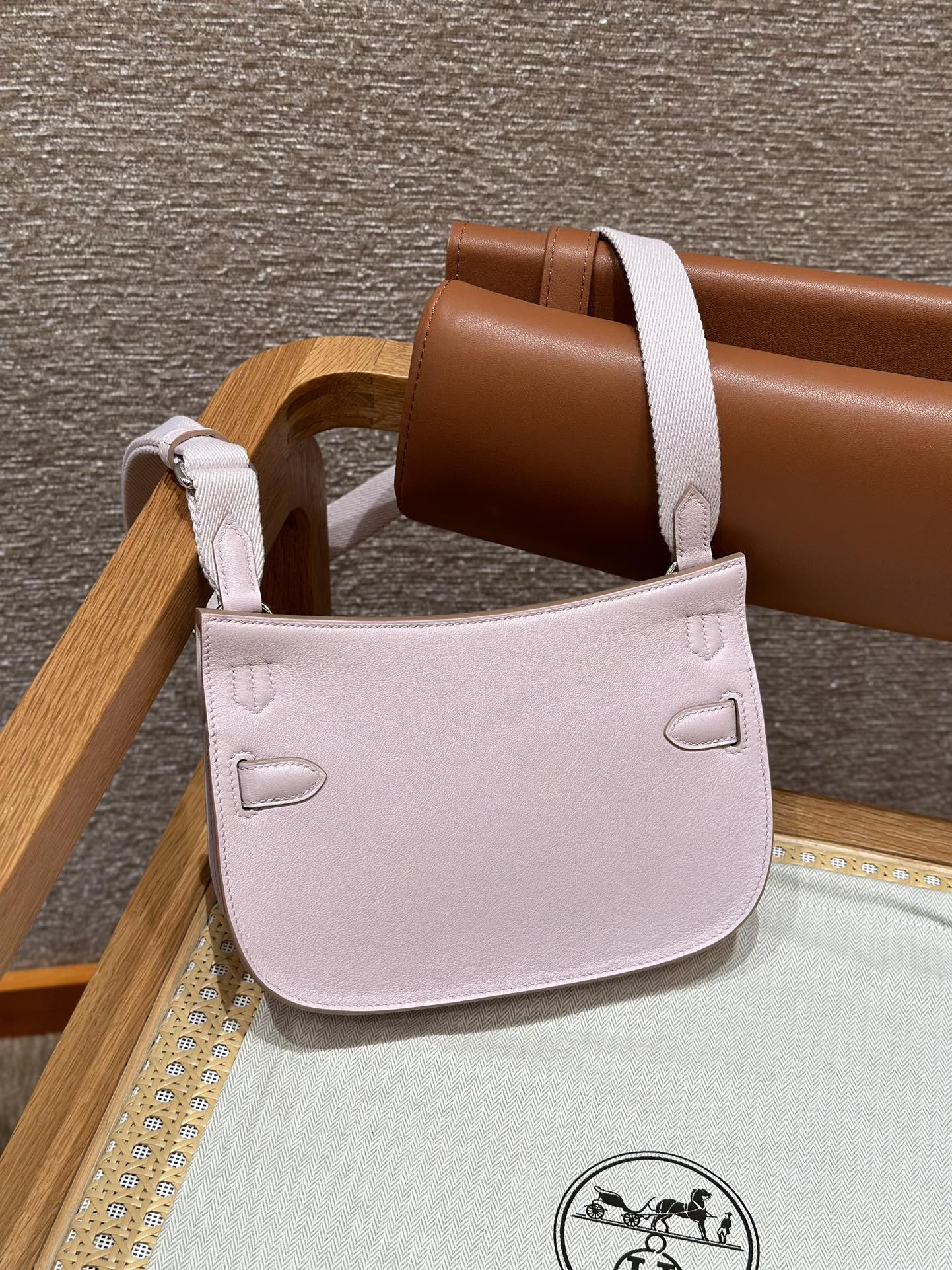 Mini Jypsiere 23cm Dreamy Pink Purple Swift Leather Silver Buckle Bag 3 i1714916994 7745 7