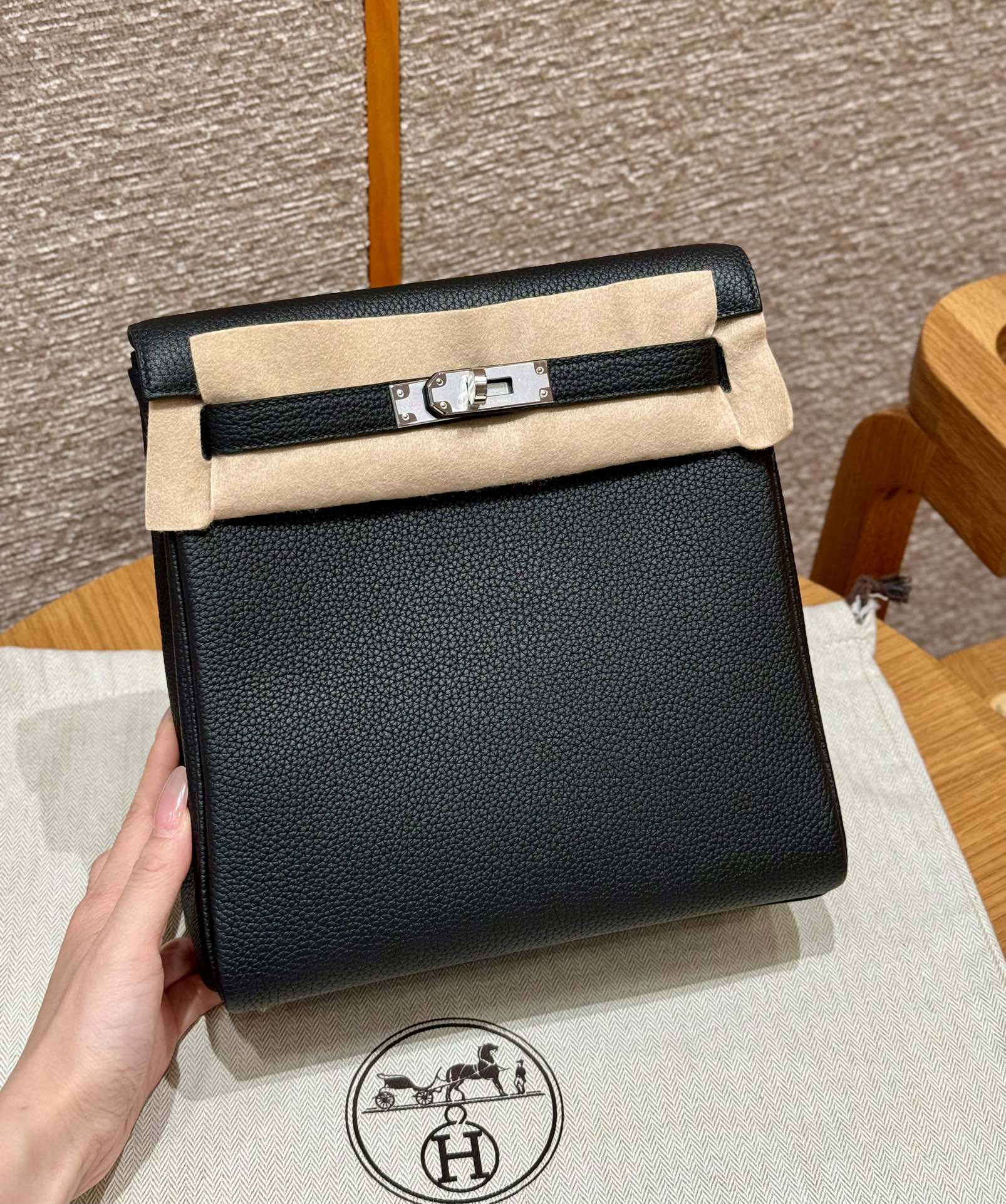 Hermès Kelly Ado 21cm (noir)