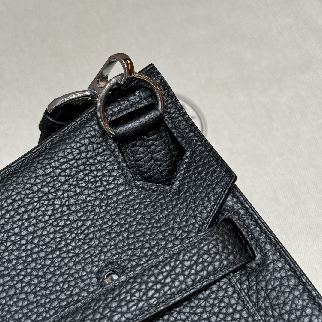 Jypsiere 31cm Noir Togo Leather Silver Hardware Crossbody Bag 6 i1727154220 5418 8