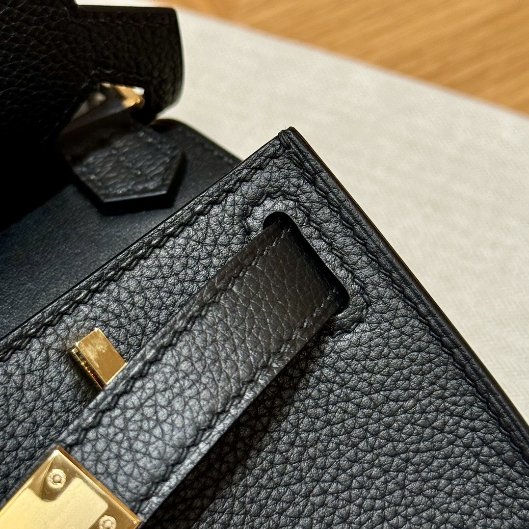 Jypsiere Mini Bag, Black Evercolor Leather with Gold Hardware, 23cm 6 i1727769948 312 3