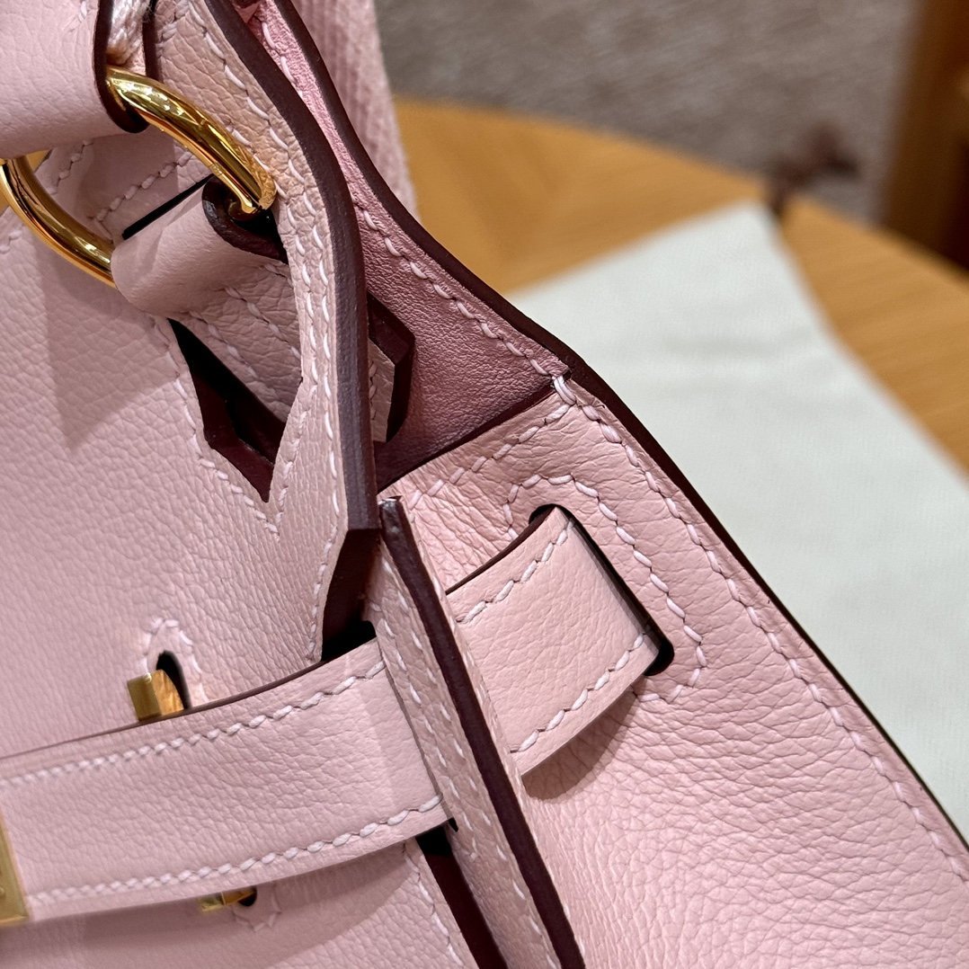 Jypsiere Mini Rose Sakura Evercolor Leather with Gold Hardware, 23cm 5 i1727771325 852 1