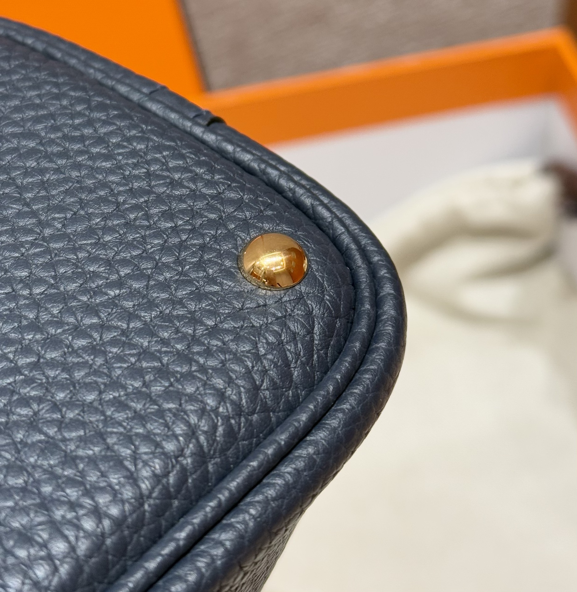 Hermès Bolide 27cm (Blue nuit)