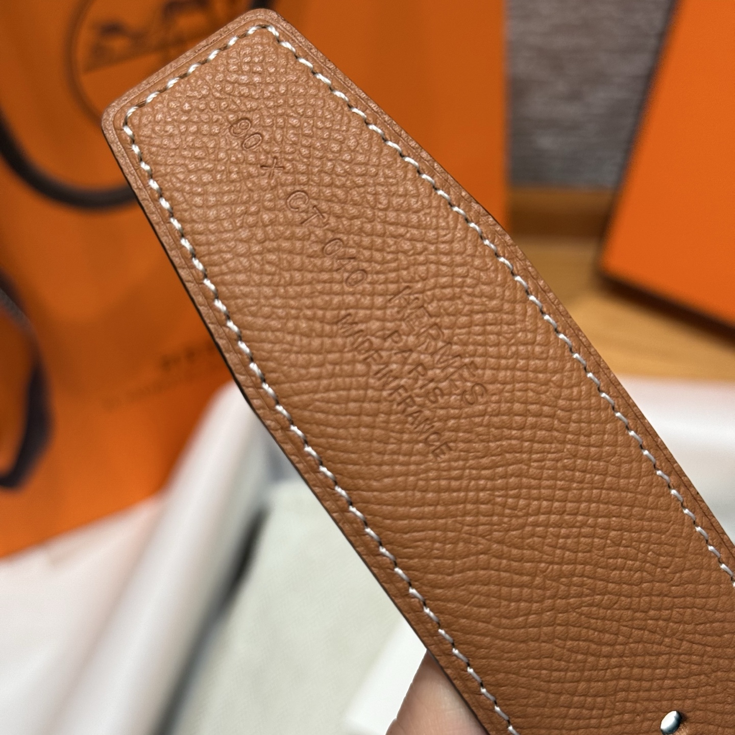 H家男款腰带 - 双面使用の高級腰ベルト