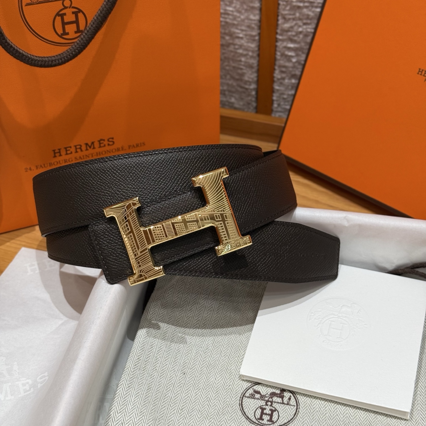 H家Touareg 皮带扣&双面皮腰 - 手工雕刻の個性派