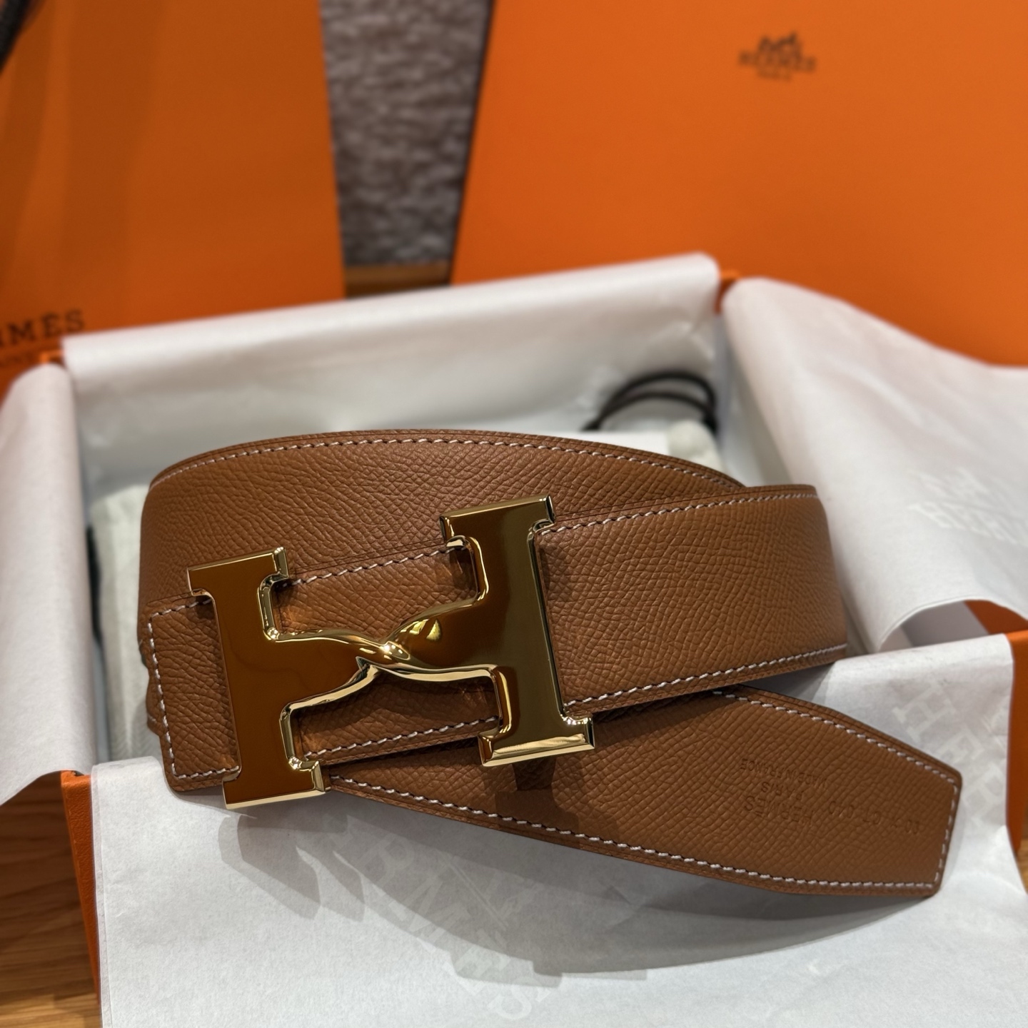 H家男款腰带 - 双面使用の高級腰ベルト