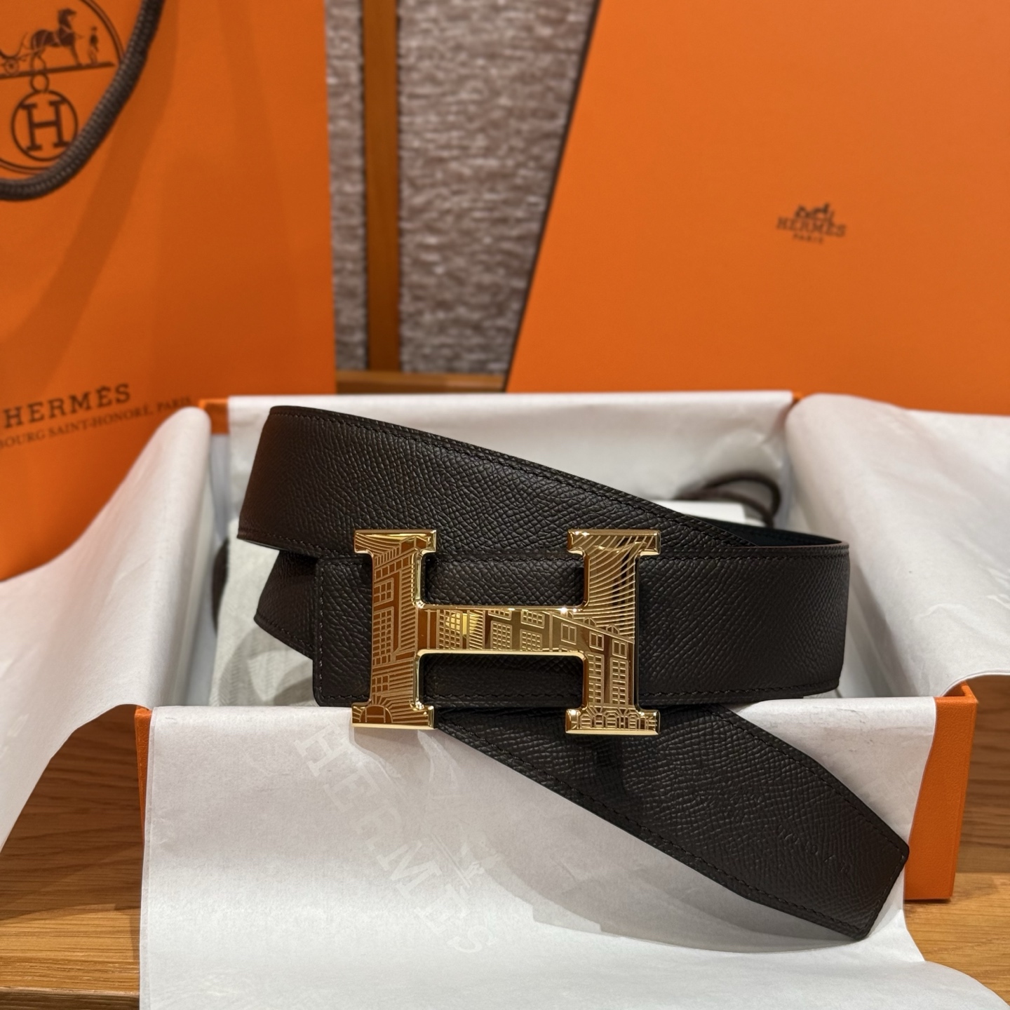 H家Touareg 皮带扣&双面皮腰 - 手工雕刻の個性派