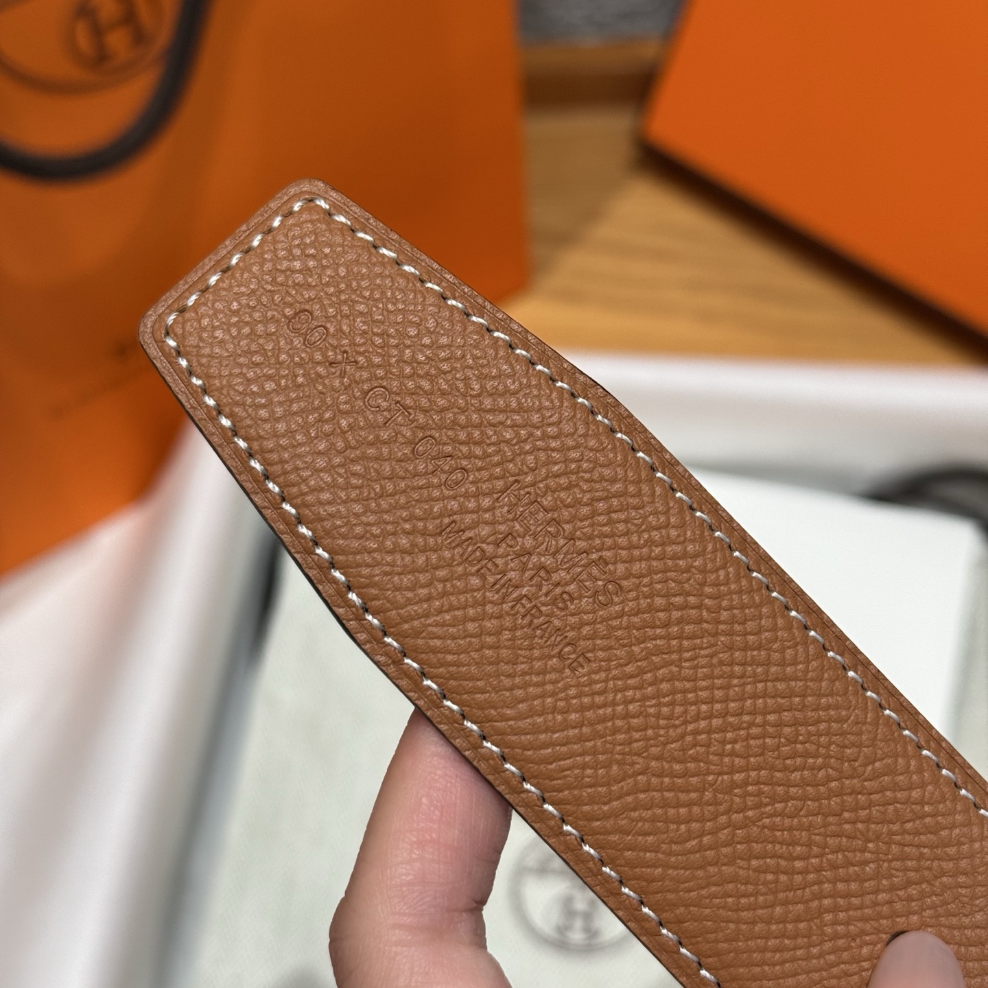 H家Touareg 皮带扣&双面皮腰 - 手工雕刻のユニークデザイン