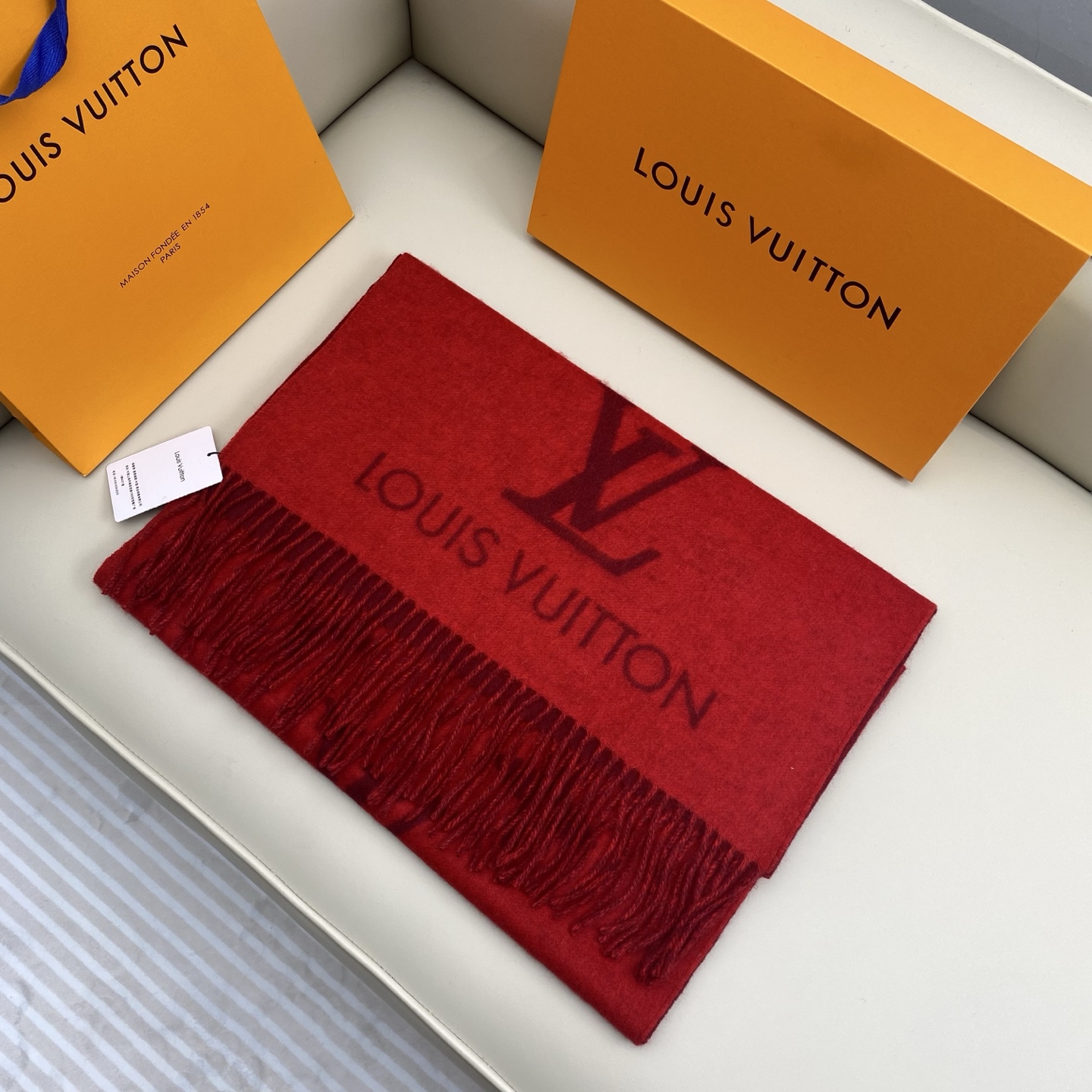  「芯片版」1v双面披肩围巾 190*45cm  100%羊绒 Reykjavik 围巾臻选丰盈羊绒，以