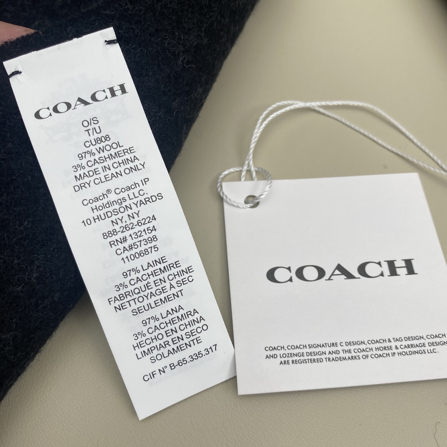 【COCAH · 蔻驰新款大C字母】专柜都在抢货的节奏❗️【高端原版尾单全套辅料齐全】Coach经典C字