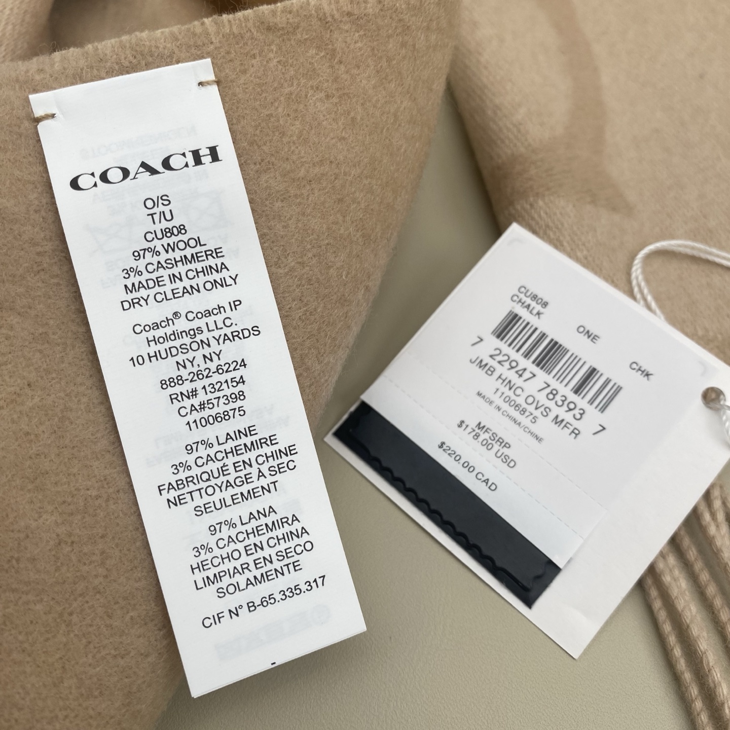 【COCAH · 蔻驰新款大C字母】专柜都在抢货的节奏❗️【高端原版尾单全套辅料齐全】Coach经典C字