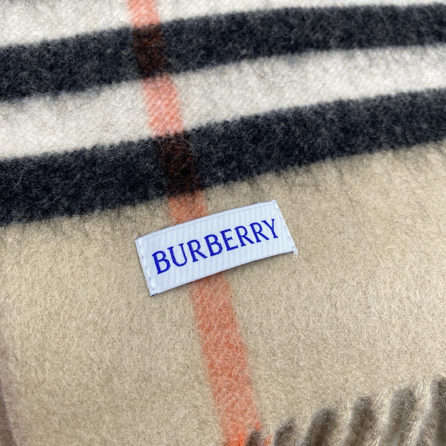 ❤️最新款 B双刺 双面刺绣➕印花➕提花 大密度双面羊绒格子围巾 超高难度工艺 绝非一般coPy能做 原