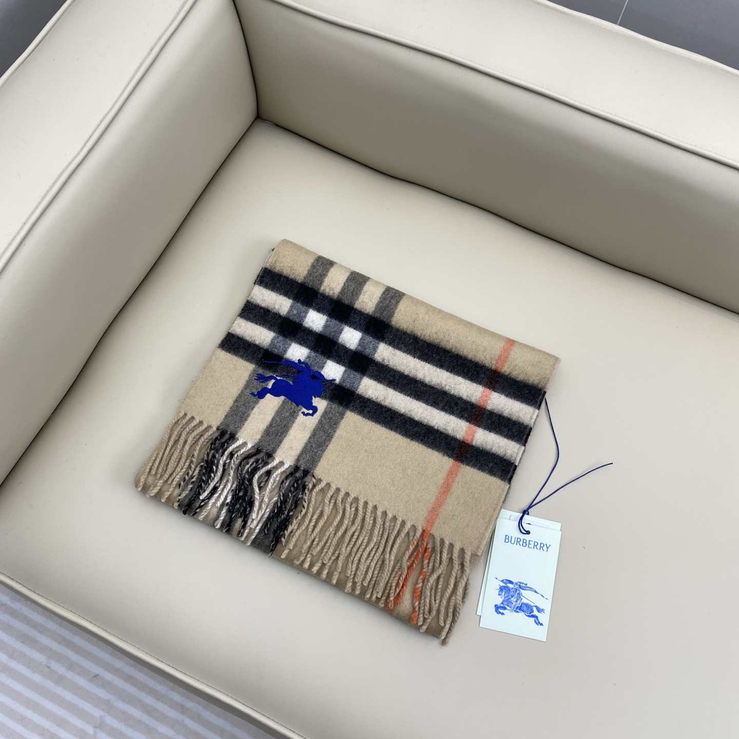 ❤️最新款 B双刺 双面刺绣➕印花➕提花 大密度双面羊绒格子围巾 超高难度工艺 绝非一般coPy能做 原