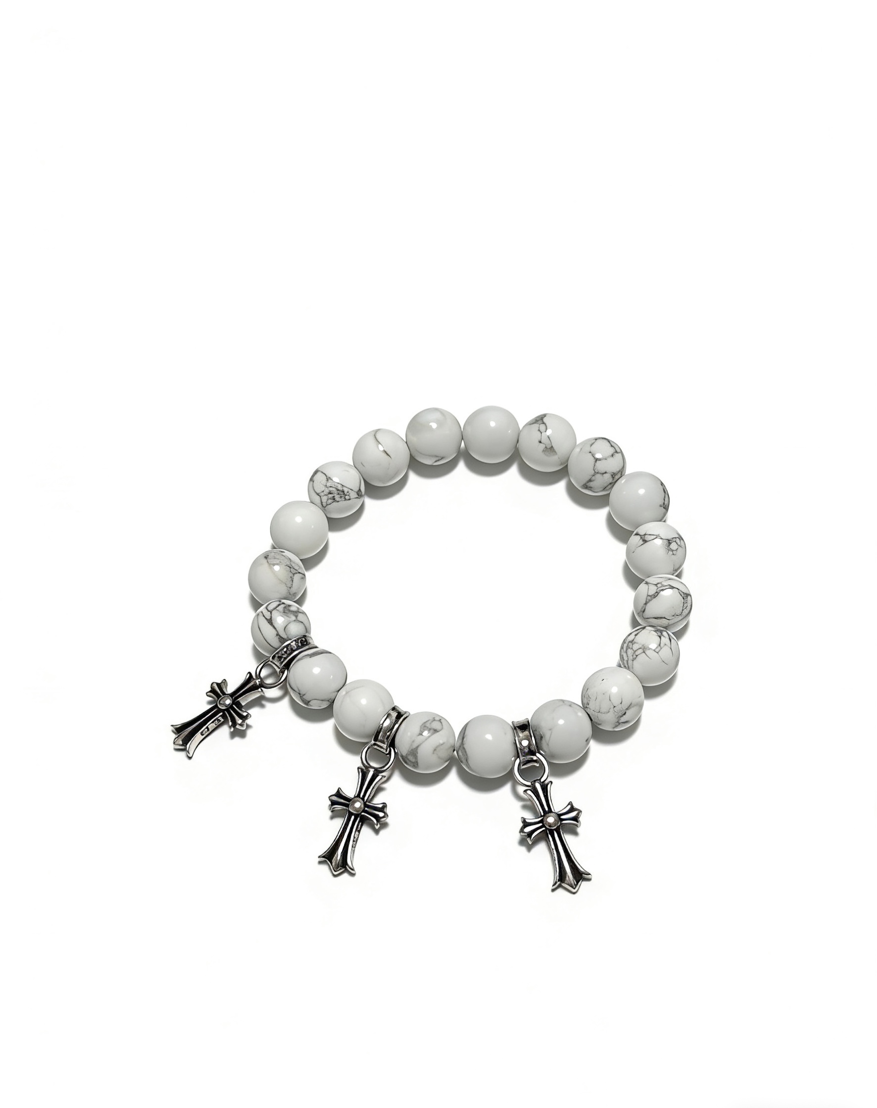 NO:879546,New [counter quality] Chrome Hearts Classic Retro Cross Agate Bracelet, the original image has concave and convex shapes with different pattern design styles, showing a distinctive cross and the Scout flower is the symbol of Chrome Hearts, so it is more durable. Genuine pattern-printed Chrome Hearts distinguishes the ordinary light version in the market. Check the quality of the version. Look at the printing details, the degree of retro gray oxidation. Seiko version!  !  !  Purely handmade, authentic mold opening, trendy and fashionable must-have, can be worn by both men and women, same style for couples, official website original version, rock punk Thai silver style, retro elements, trendy and versatile, boutique jewelry, chrome hearts, chrome hearts, bracelets19860909新款【专柜品质】Chrome Hearts克罗心经典复古十字玛瑙手链,原图凹凸造型不同的花纹设计风格 呈现出与众不同 十字架 童军花是克罗心的志 所以更经久不衰 正品打版Chrome Hearts克罗心 区别市场普通轻版 对版对标品质 看字印细节 复古做旧灰氧程度.精工版本！！！ 纯手工打造 正品开模 潮流时尚必备 男女均可佩戴 情侣同款 官网原版 摇滚朋克泰银风格 复古元素 潮流百搭,饰品精品,chrome hearts,chrome hearts,bracelet,Jewelry