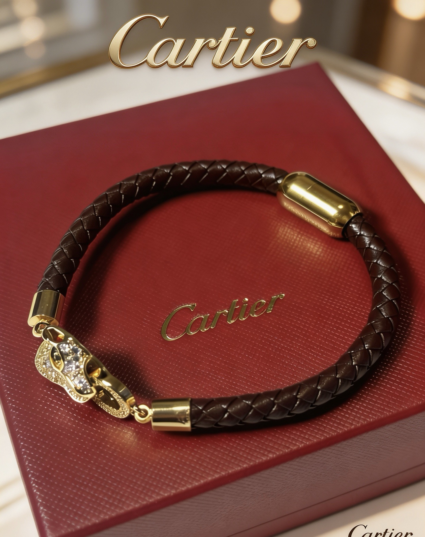 NO:819028,Cartier Bracelet Bracelet V gold cowhide material series is in perfect condition, with unparalleled details. The unique color is completely impeccable, and is decorated with a classic ring shape design. It is simple yet elegant and eye-catching. The pure handmade combination of V gold is more elegant and elegant. Same style for men and women. Cartier bracelet, jewelry boutique, cartier, bracelet, bracelet, cowhide19860909卡地亚手链手镯V金牛皮材质系列 品相完美,细节无敌,那种独特的色泽完全无可挑剔,再缀以经典指环外形设计,简约之余却又优雅夺目,V金纯手工的组合更显气色,上手雅致动人.男女同款 卡地亚手链,饰品精品,cartier,bracelet,bracelet,cowhide,Jewelry