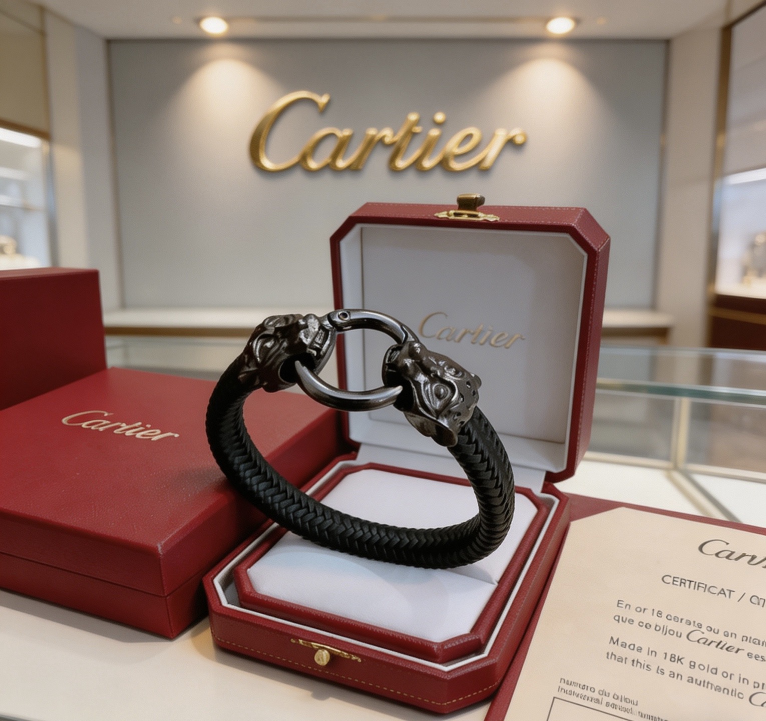 NO:819081,Cartier Bracelet Bracelet V gold cowhide material series is in perfect condition, with unparalleled details. The unique color is completely impeccable, and is decorated with a classic ring shape design. It is simple yet elegant and eye-catching. The pure handmade combination of V gold is more elegant and elegant. Same style for men and women. Cartier bracelet, jewelry boutique, cartier, bracelet, bracelet, cowhide19860909卡地亚手链手镯V金牛皮材质系列 品相完美,细节无敌,那种独特的色泽完全无可挑剔,再缀以经典指环外形设计,简约之余却又优雅夺目,V金纯手工的组合更显气色,上手雅致动人.男女同款 卡地亚手链,饰品精品,cartier,bracelet,bracelet,cowhide,Jewelry