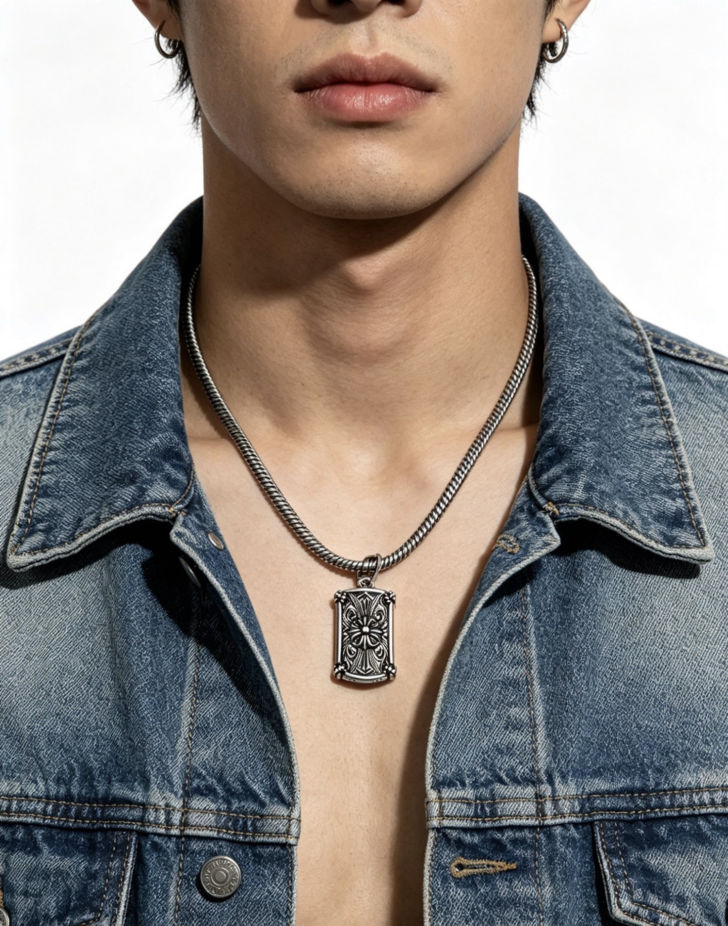 NO:817611,New [counter quality] Chrome Hearts multi-element retro cross necklace, thick cross pendant, different pattern design styles with concave and convex shapes, showing a distinctive cross. The Scout flower is the symbol of Chrome Hearts, so it is more durable. Genuine pattern-printed Chrome Hearts distinguishes the ordinary light version in the market. Match the version and standard quality. Look at the printing details. The degree of retro ash oxidation. Seiko version!  !  !  Purely handmade, authentic molded fashion essentials, can be worn by both men and women, the same style for couples, official website original version, rock punk Thai silver style, retro elements, trendy and versatile (60cm available size), fine jewelry, chrome hearts, chrome hearts, necklace19860909新款【专柜品质】Chrome Hearts克罗心多元素复古十字架项链 粗款十字架吊坠 凹凸造型不同的花纹设计风格 呈现出与众不同 十字架 童军花是克罗心的志 所以更经久不衰 正品打版Chrome Hearts克罗心 区别市场普通轻版 对版对标品质 看字印细节 复古做旧灰氧程度.精工版本！！！ 纯手工打造 正品开模潮流时尚必备 男女均可佩戴 情侣同款 官网原版 摇滚朋克泰银风格 复古元素 潮流百搭（60cm可给尺寸）,饰品精品,chrome hearts,chrome hearts,necklace,Jewelry