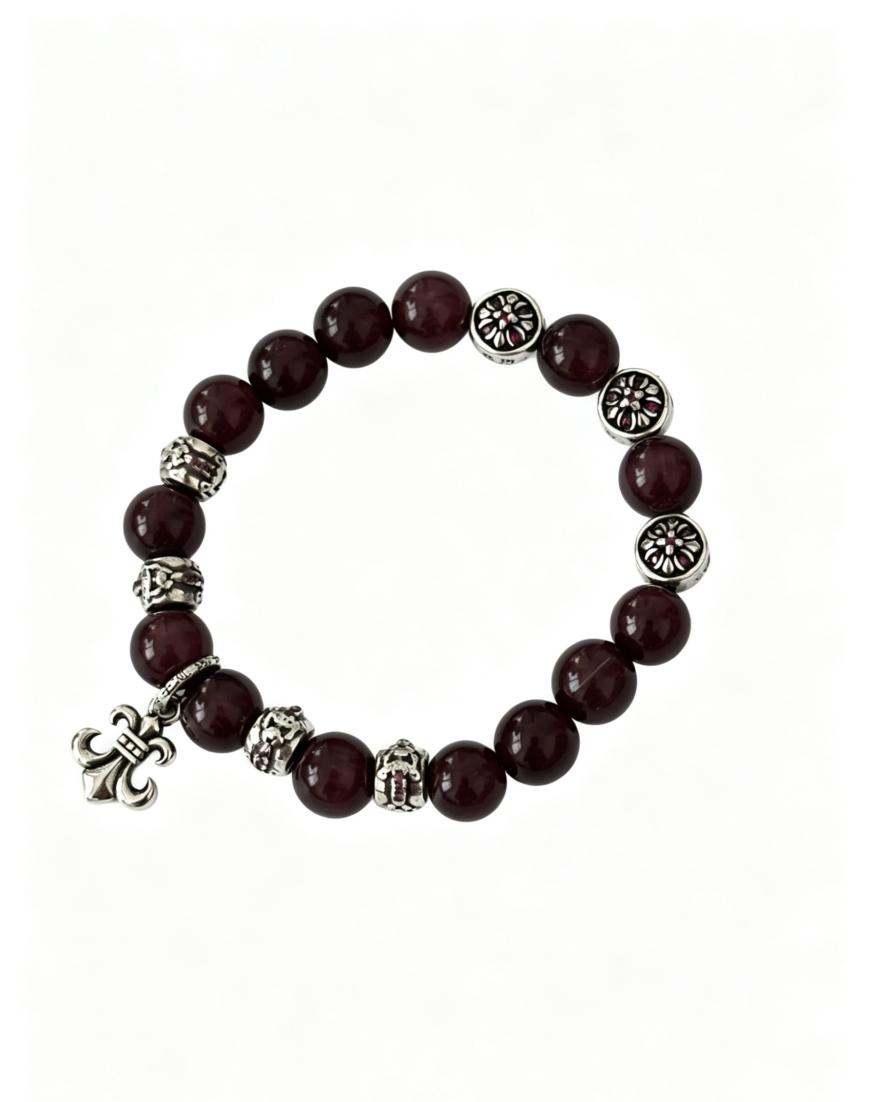 NO:857636,New [counter quality] Chrome Hearts multi-element retro cross agate bracelet, thick cross pendant, different pattern design styles with concave and convex shapes, showing a distinctive cross. The Scout flower is the symbol of Chrome Hearts, so it is more durable. Genuine pattern-printed Chrome Hearts distinguishes the ordinary light version in the market. Match the version and benchmark quality. Look at the printing details. The degree of retro gray oxidation. Seiko version!  !  !  Purely handmade, authentic molded fashion essentials, can be worn by both men and women, same style for couples, original official website, rock punk Thai silver style, retro elements, trendy and versatile, boutique jewelry, chrome hearts, chrome hearts, bracelets19860909新款【专柜品质】Chrome Hearts克罗心多元素复古十字架玛瑙手链 粗款十字架吊坠 凹凸造型不同的花纹设计风格 呈现出与众不同 十字架 童军花是克罗心的志 所以更经久不衰 正品打版Chrome Hearts克罗心 区别市场普通轻版 对版对标品质 看字印细节 复古做旧灰氧程度.精工版本！！！ 纯手工打造 正品开模潮流时尚必备 男女均可佩戴 情侣同款 官网原版 摇滚朋克泰银风格 复古元素 潮流百搭,饰品精品,chrome hearts,chrome hearts,bracelet,Jewelry